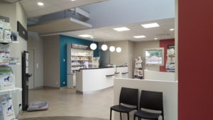amenagement zone accueil clinique veterinaire vouillé
